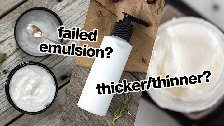 Why did my emulsion fail? How can I make a lotion thicker or thinner? // Humblebee & Me - DayDayNews