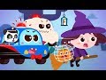 Scary Witch's Catching Pumpkins | Super Police Patrol Team | Halloween Songs | BabyBus Cartoon