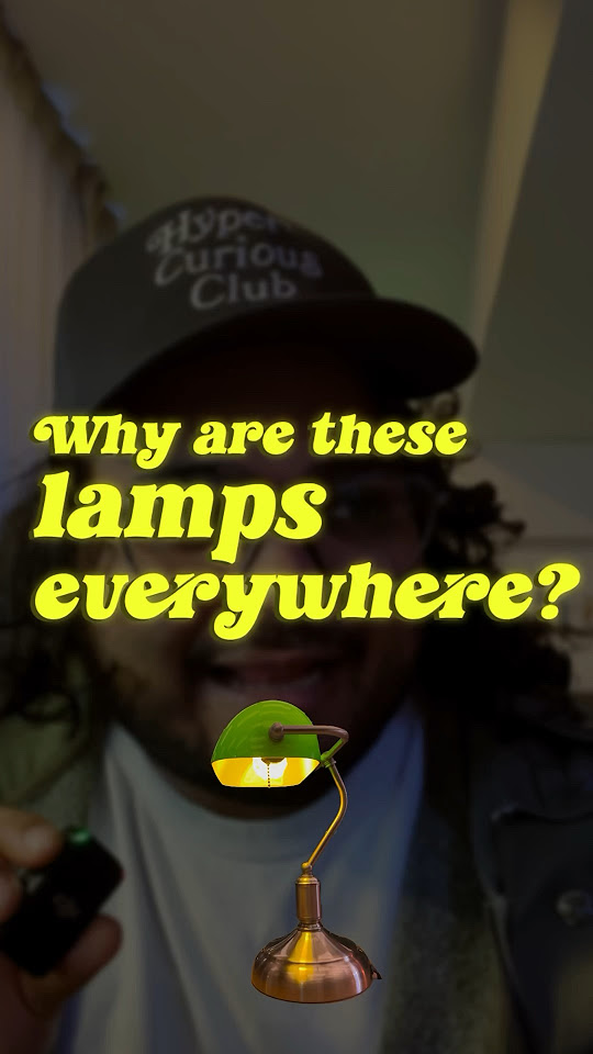 Why are these green lamps in so many movies and tv shows??🎥🍿🎬 YouTube