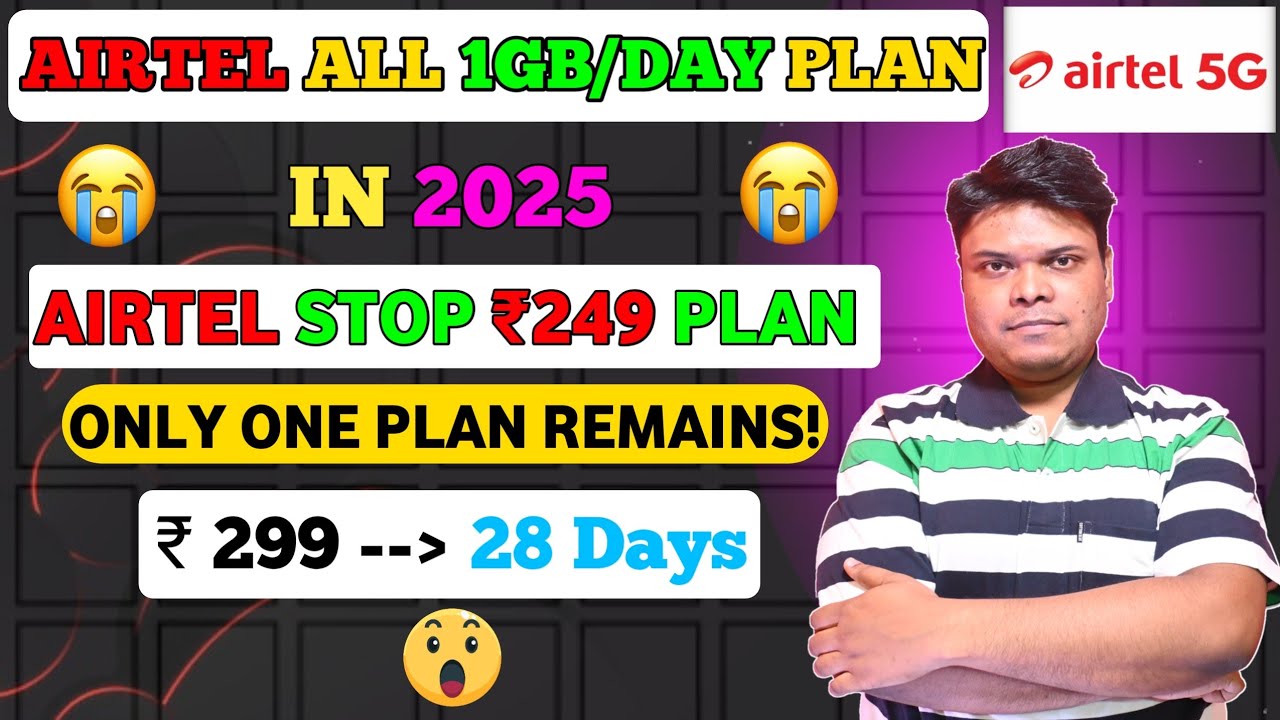 Airtel 299 Plan Details | Airtel 1GB Plan | Airtel 1GB Per Day Plan | Airtel 1GB Plan 28 Days