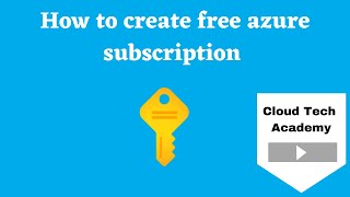 Create free azure subscription with Credit Card