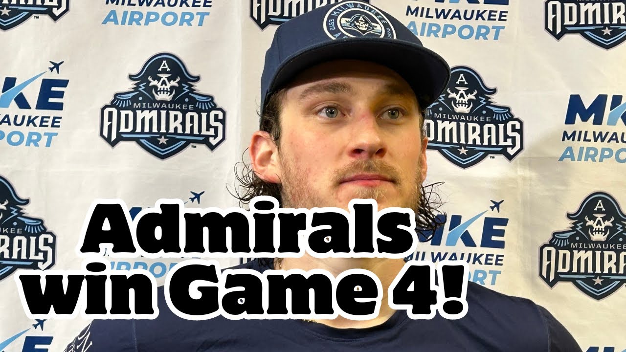 Milwaukee Admirals win Game 4  Postgame with Karl Taylor, Philip