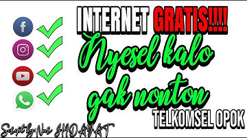 INTERNET GRATIS  Telkomsel opok Lanjay No Limits|| NYESEL GAK NONTON||NO HOAX