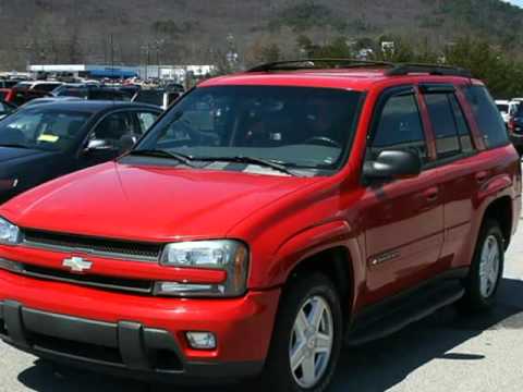 2002 Chevrolet TrailBlazer 4dr 2WD LTZ Red Leather Int ...