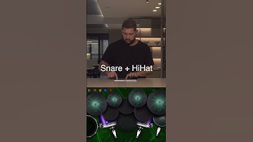 Hello Friends! New kit! #realdrum #drummer  #iOS #android  #shorts #lessondrum #music #baterista