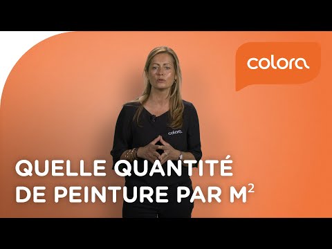 Vidéo: Consommation de peinture par (1m2). Quel est le taux de consommation de peinture par (1m2)