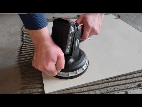 Віброприсоска для укладання плитки TOPVEI V10-1ак (v10-1), відео 1