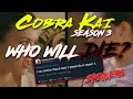 Cobra Kai Season 3 - Which 3 Characters DIE ?!