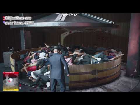 I spent OVER 10 HOURS dragging everyone in Mendoza to a grape presser in Hitman 3!