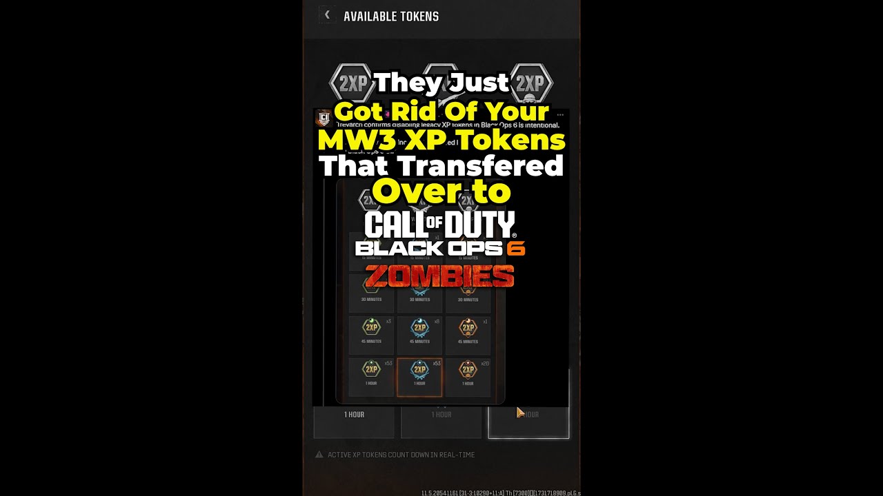 Xp Token Bo6 How to Still USE Your MW3 XP Tokens for BO6! - YouTube