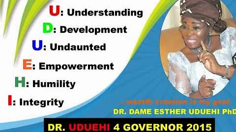 ABOUT DR. ESTHER UDUEHI