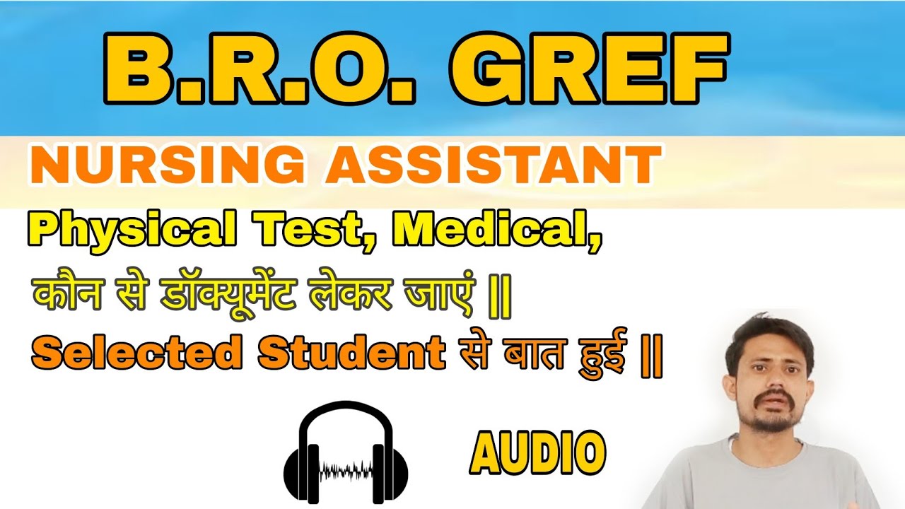 B.R.O. GREF || Nursing Assistant, skt, msw Des, || Important Information ||