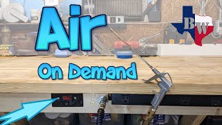 On Demand Air for Shop Workbench - Remote Control of Air Compressor by Bubba's Workshop 1,094 views 1 year ago 17 minutes