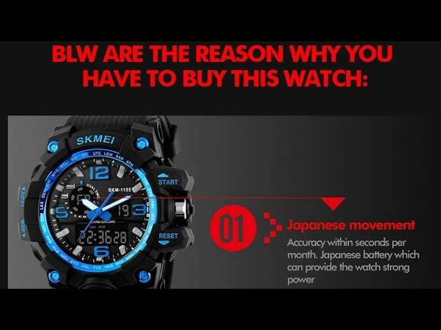 Watch || SKMEI 1155 BLUE || QUICK REVIEW 🔥 🔥 dont think just buy skmei 😎 on YouTube Watch || SKMEI 1155 BLUE || QUICK REVIEW 🔥 🔥 dont think just buy skmei 😎 on YouTube