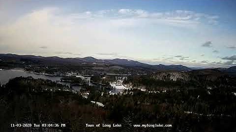 Long Lake NY Timelapse First Snow