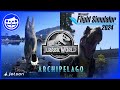 MSFS 2024 - JURASSIC PARK - ARCHIPELAGO Nublar - Jetson One - DRONE Flight - SIMplayLIFE - 05