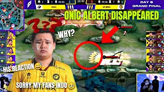 ONIC ALBERT DISAPPEARED IN THE MAP! UCHIHA ALBERT😆 ONIC VS AP BREN GAMES OF THE FUTURE 2024 MLBB