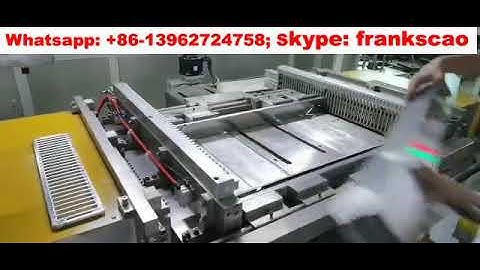 automobile intercooler core builder machine