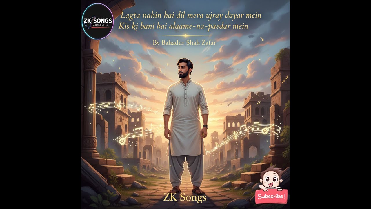 Lagta Nahin Hai Dil Mera | Bahadur Shah Zafar Soulful Ghazal 2026 |