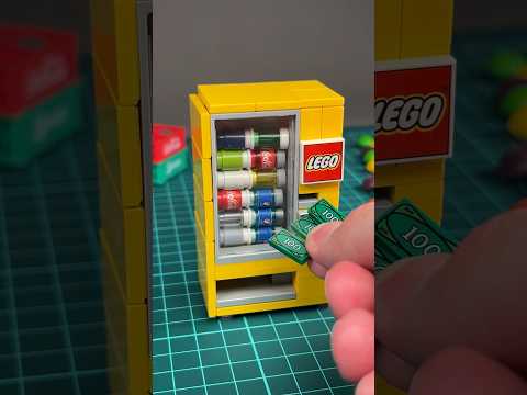 Working Lego Soda Vending Machine #lego