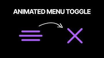 HTML CSS Animated Menu Toggle Button