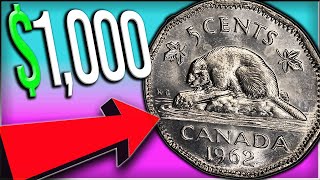 "DOUBLE DATE CANADIAN NICKEL ERROR WORTH BIG MONEY" -  Most Valuable Coins in Your Pocket Change!!