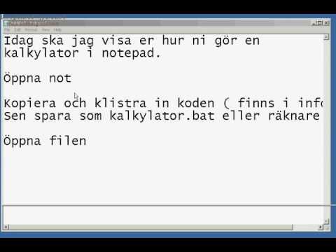 Video: Hur Man Gör En Miniräknare
