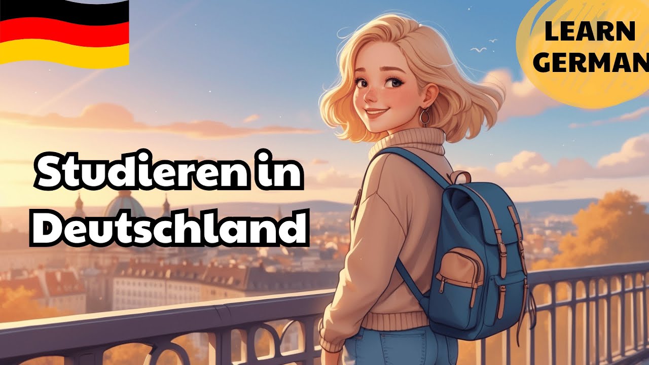 Deutsch lernen B1 | Studieren in Deutschland | German A2 - B1 Story ...