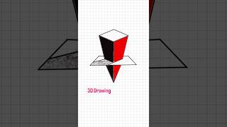Can You See the 3D Illusion? 🤯 Easy 3D Drawing Tutorial ✏️ #shorts #drawing #illustrationnation