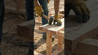 The most satisfying wood build you’ll watch today #shorts #asmr