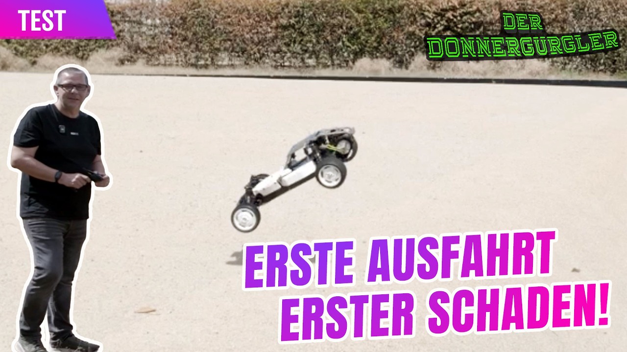 Erste Ausfahrt, erster Schaden! Tamiya NXTGEN Fighter