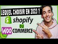 Shopify ou woocommerce  lequel choisir pour crer sa boutique en 2023