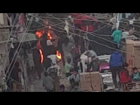 مش هتصدقوا حريقة عفش وأجهزة عروسة عفش عروسة رايحة لبيت الزوجية يوم الفرش