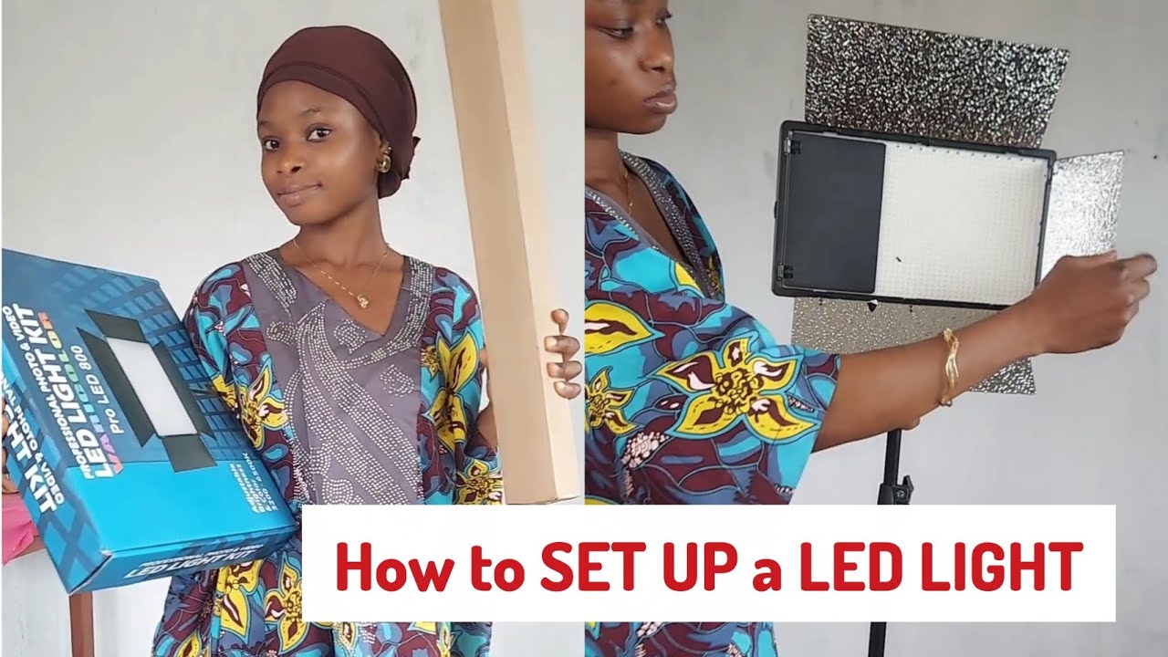 How to SET UP a LED Light Easily | Step-by-Step Beginner Tutorial - YouTube