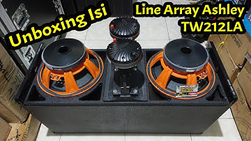 Penampakan Isi Line Array Ashley TW212LA 