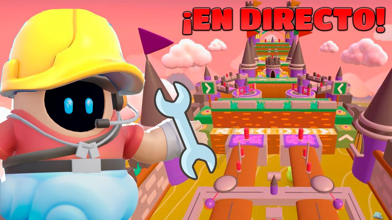 JUGANDO MAPAS de CREATIVO de SUBS en DIRECTO!! Partidas Privadas de Fall Guys con subs