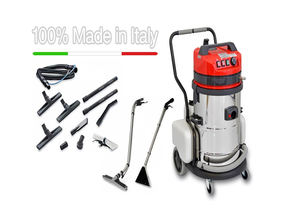 Aspira e lava ad acqua calda 60° EOLO LP10 Sistema pulente Professionale -  YouTube
