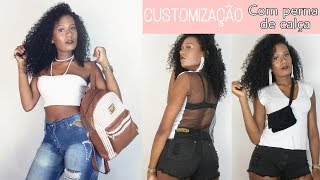 DIY- Como Transformá pernas de calça em blusas | Jossyara ...