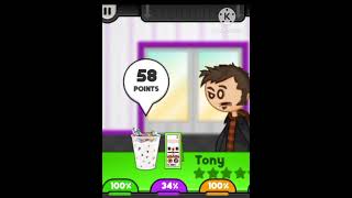 Give tony only 100 sprinkles in Papa's Freezeria to Go!🤣🤣🤣🤣