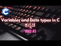 C Programming Basics in Kannada: Variables and Data Types