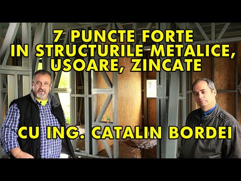 7 PUNCTE FORTE IN STRUCTURILE METALICE USOARE, ZINCATE