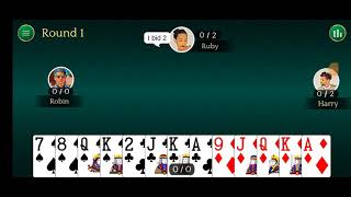 11 hands in callbreak card game. 0092 screenshot 5