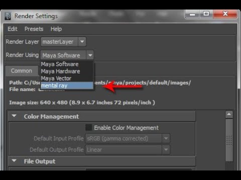 installing mental ray for maya 2016