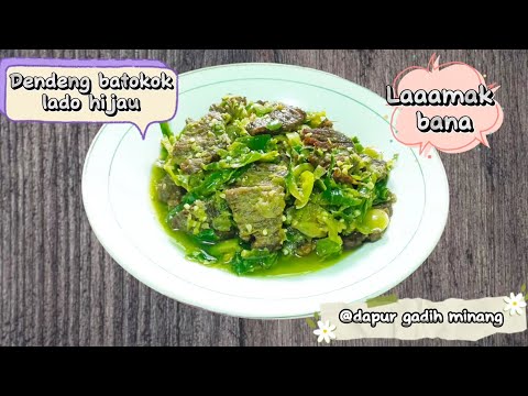 Dendeng Batokok Hijau