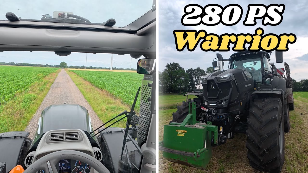 Cabview | Gülle fahren 2025 | Deutz-Fahr 8280 Warrior & 20 m³ H&J Tandem-Güllewagen