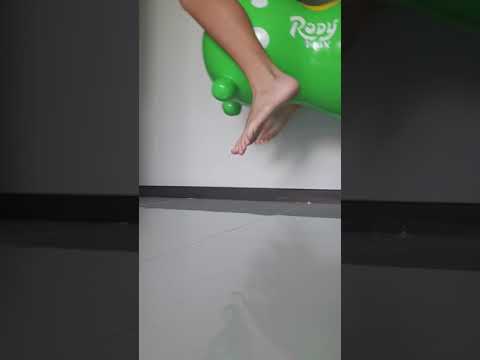 Green Rody Me bouncing on green rody max the bouncy horse - YouTube