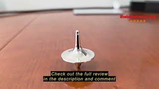 Review Calsgkspray 2Pcs Silver Accurate Spinning Top,Forever Spin,Portable Precision Metal Spinner T