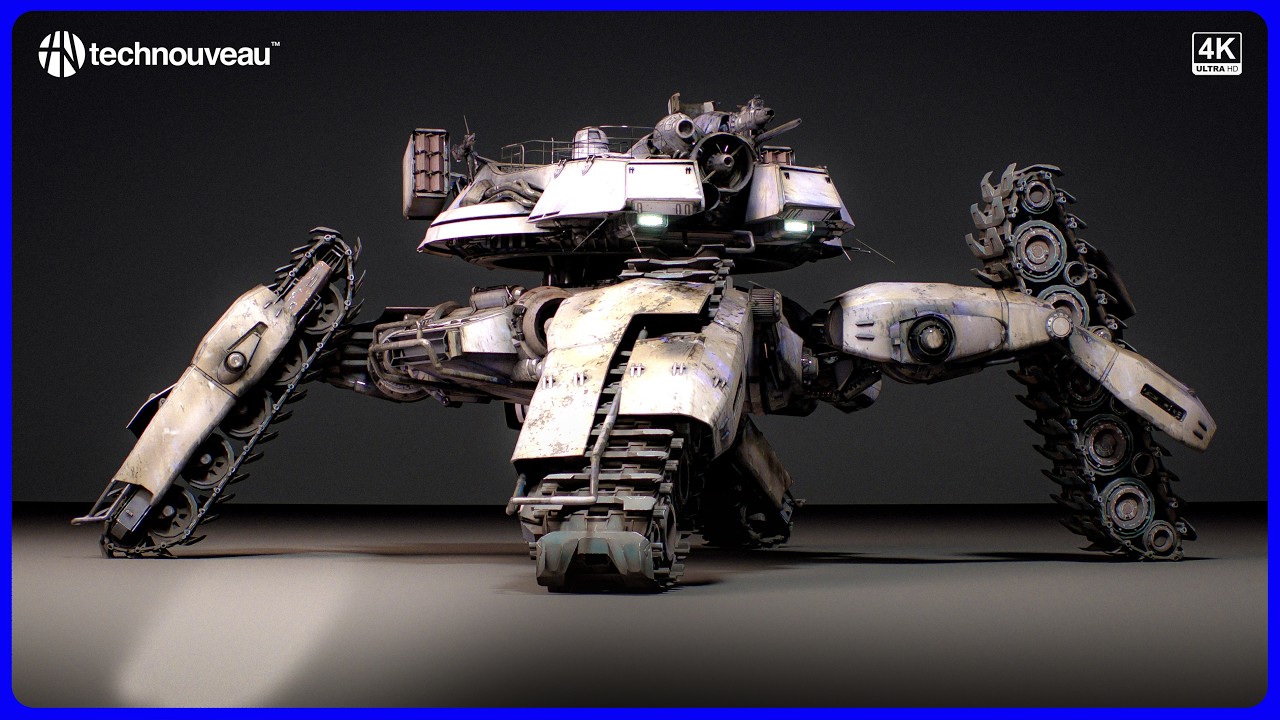 Building a relatable Spider Tank - Process - T0039