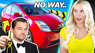 Car Expert Reacts to Famous People with CHEAP Cars