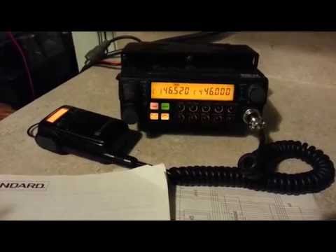 Standard C5608DA DUAL BAND Ham radio - YouTube